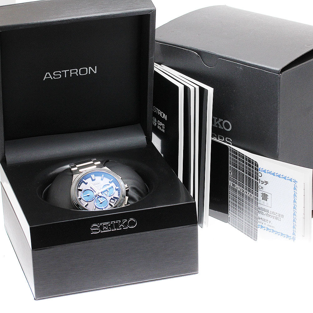 SEIKO Astron Nexter SBXC119/5X53-0BV0 Day Date Solar Powered Radio Men's_922508