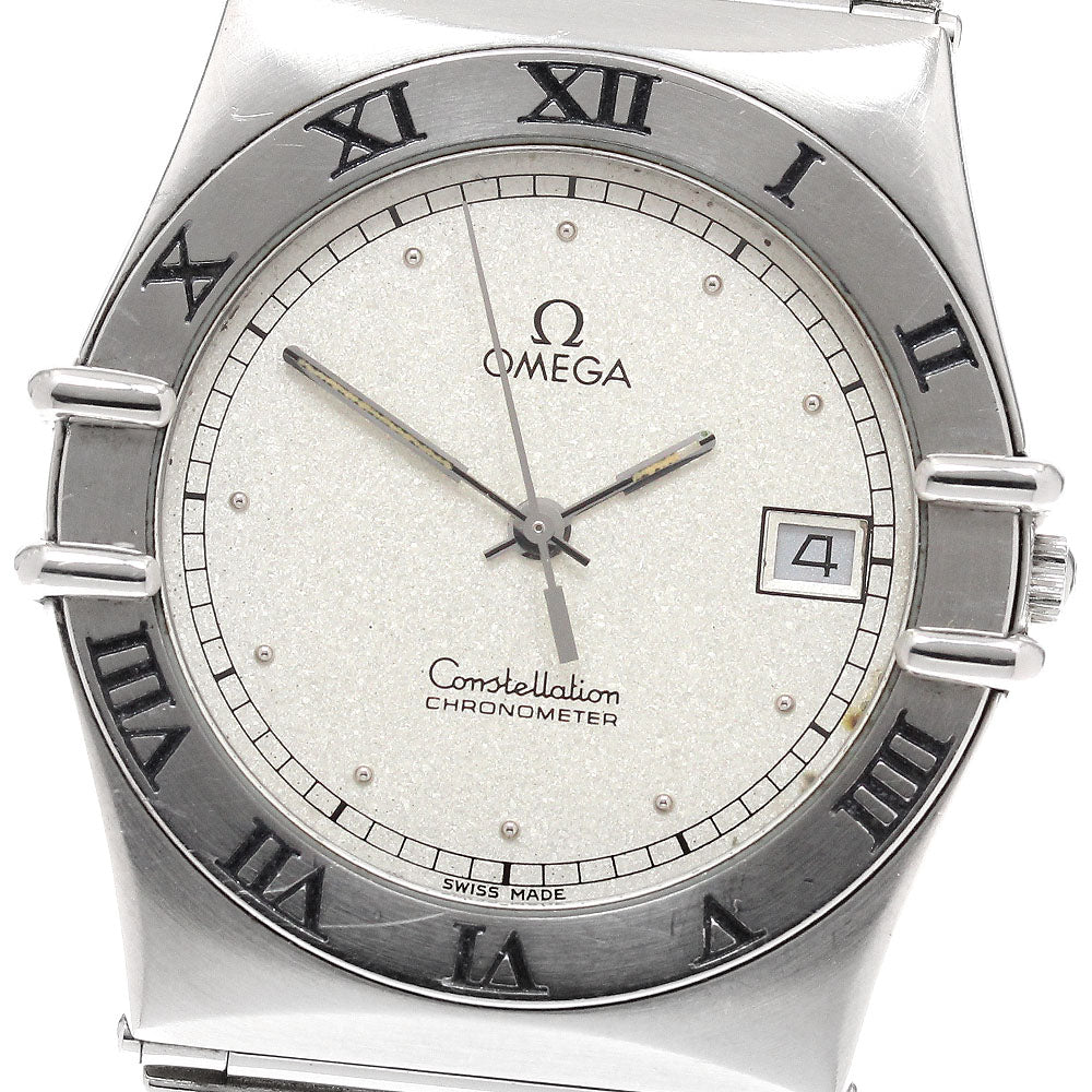 OMEGA Constellation Date Silver Dial Quartz Men's Watch_922510
