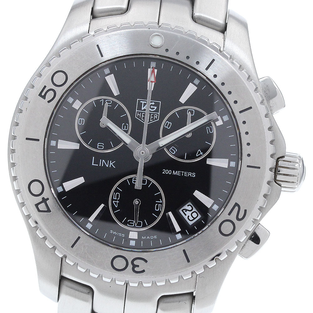 TAG HEUER Link CJ1110.BA0576 Chronograph black Dial Quartz Men's Watch_922522