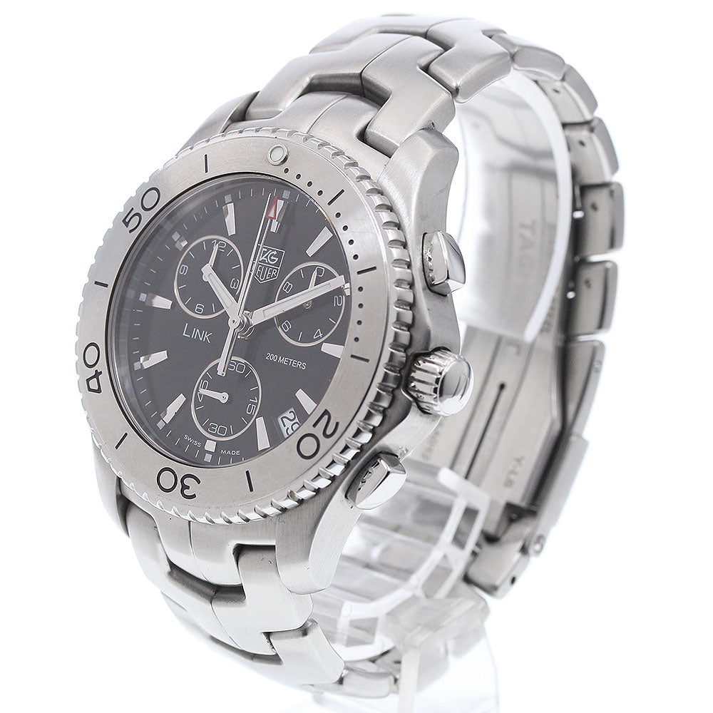 TAG HEUER Link CJ1110.BA0576 Chronograph black Dial Quartz Men's Watch_922522