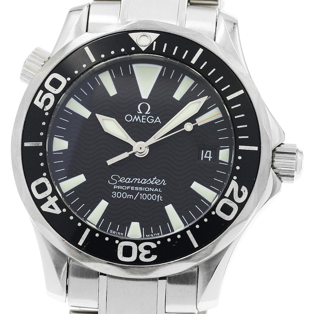 OMEGA Seamaster 300 2262.50 Date black Dial Quartz Boy's Watch_922545
