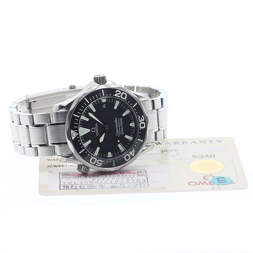 OMEGA Seamaster 300 2262.50 Date black Dial Quartz Boy's Watch_922545