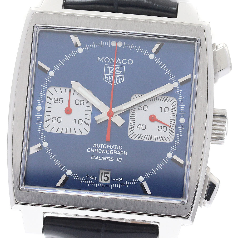 TAG HEUER Monaco CAW2111-0 Chronograph blue Dial Automatic Men's Watch_922560