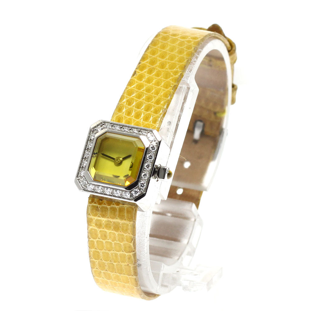 CORUM Sugar cube 137.425.47 Diamond Bezel yellow Dial Quartz Ladies Watch_922571