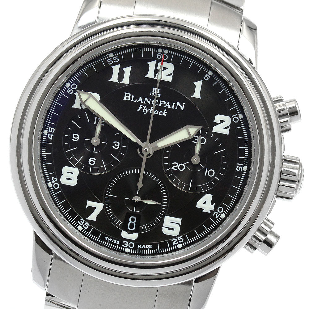 Blancpain Leman flyback 2185F Chronograph black Dial Automatic Men's Watch_922585