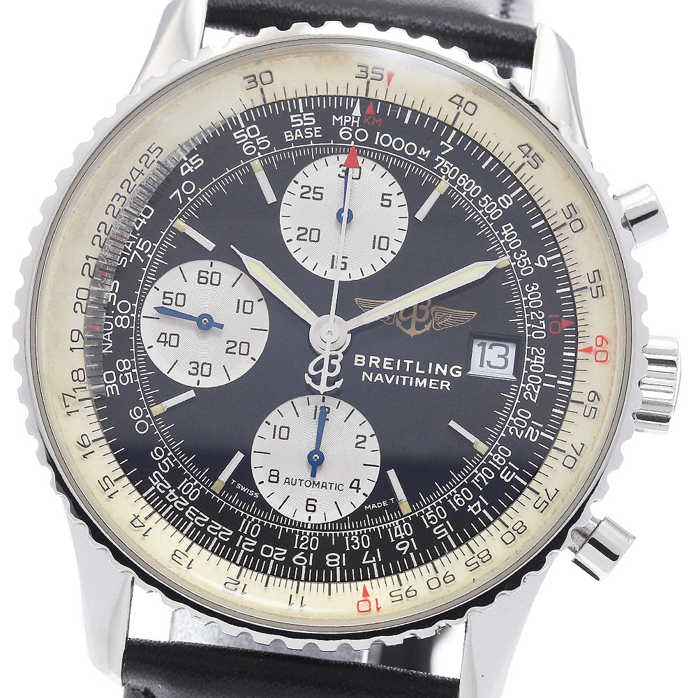BREITLING Old Navitimer A13022 Chronograph Black / Silver Dial Automatic Men's Watch_922596