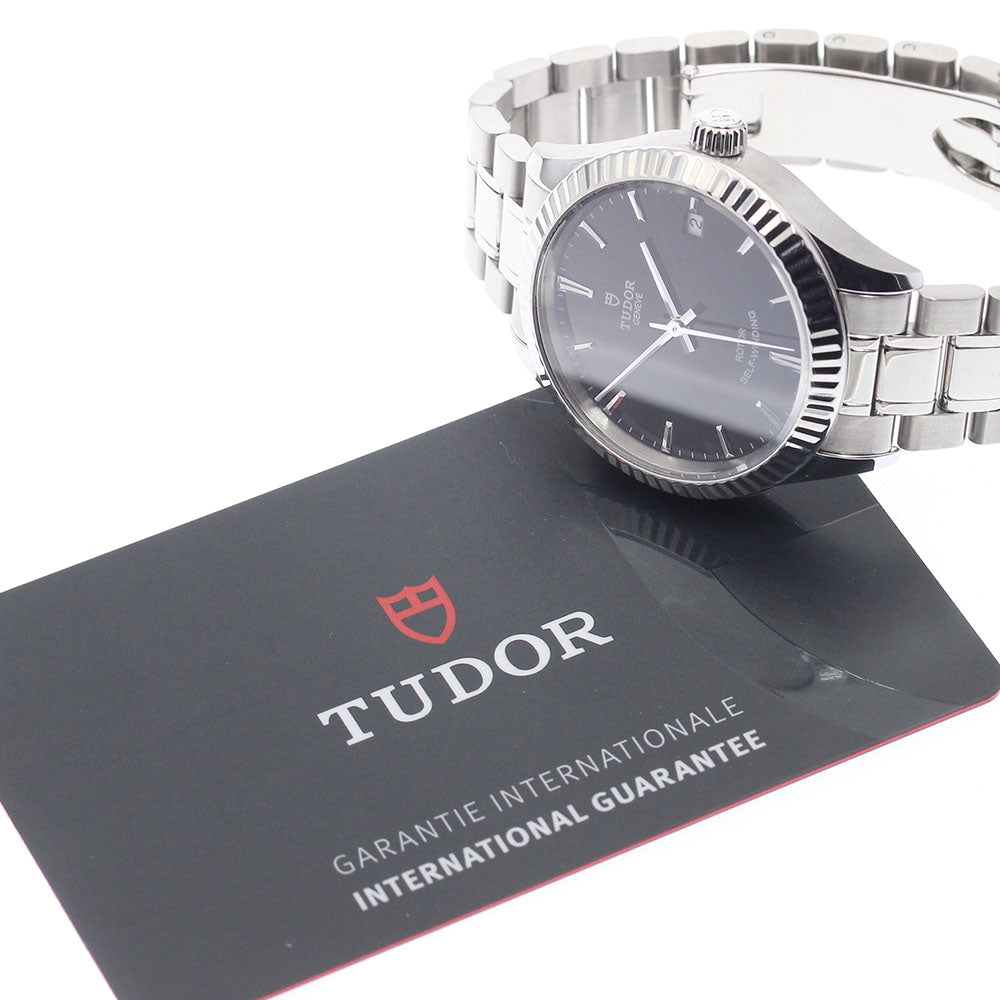 TUDOR Style 12310 Date Black Dial Automatic Boy's Watch_922601