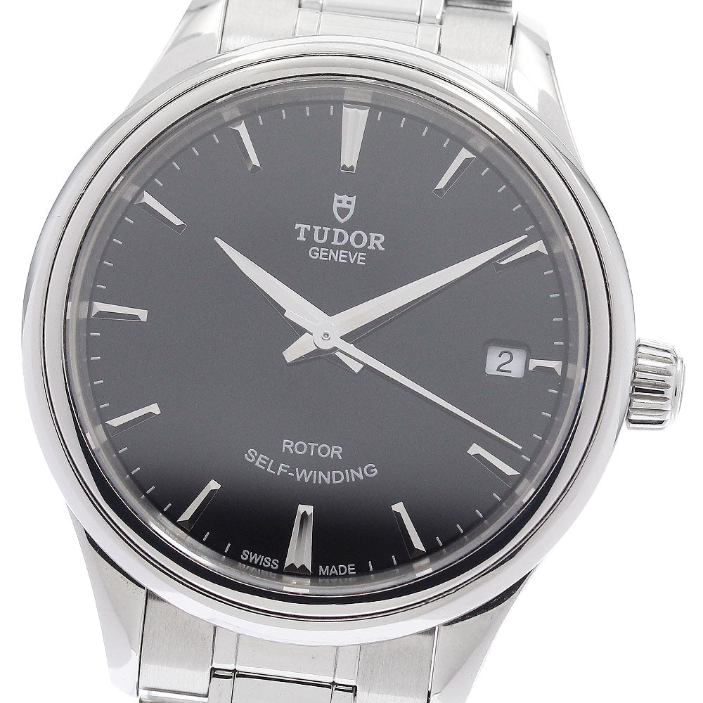 TUDOR style 12300 Date Black Dial Automatic Boy's Watch_922611