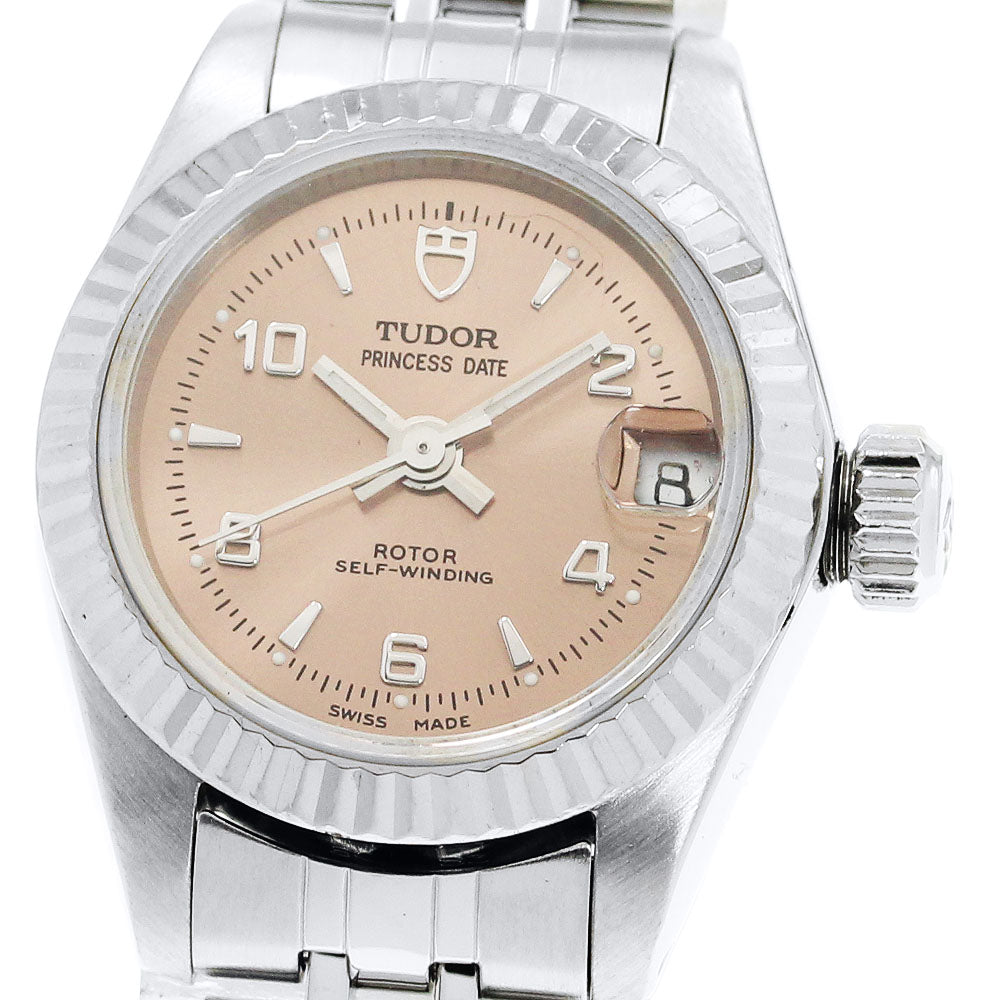 TUDOR Princess Date 92514 pink Dial Automatic Ladies Watch_922616