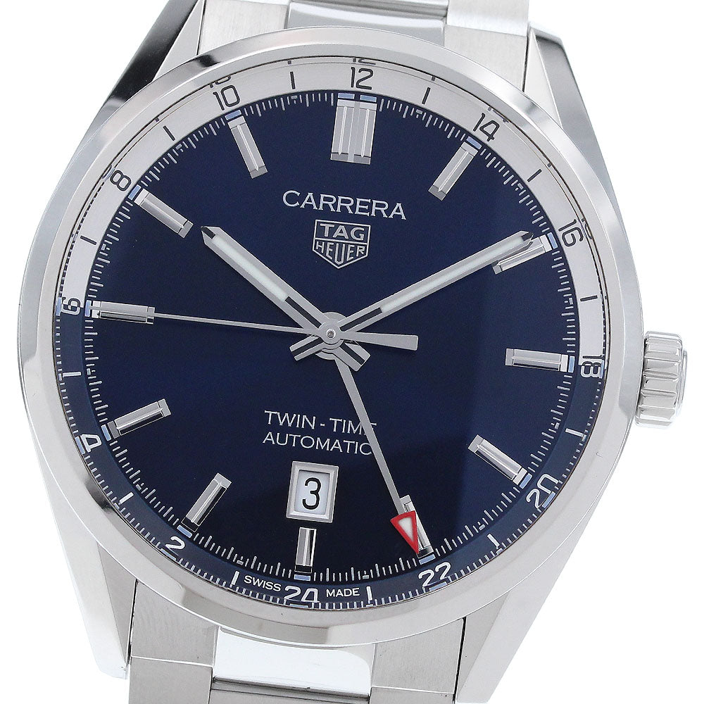 TAG HEUER Carrera Twin time WBN201A Caliber 7 Automatic Men's Watch_922626