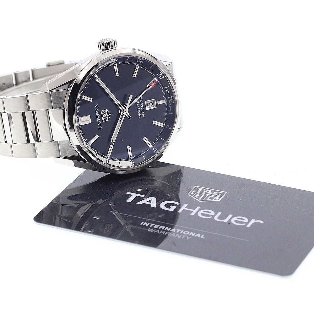 TAG HEUER Carrera Twin time WBN201A Caliber 7 Automatic Men's Watch_922626