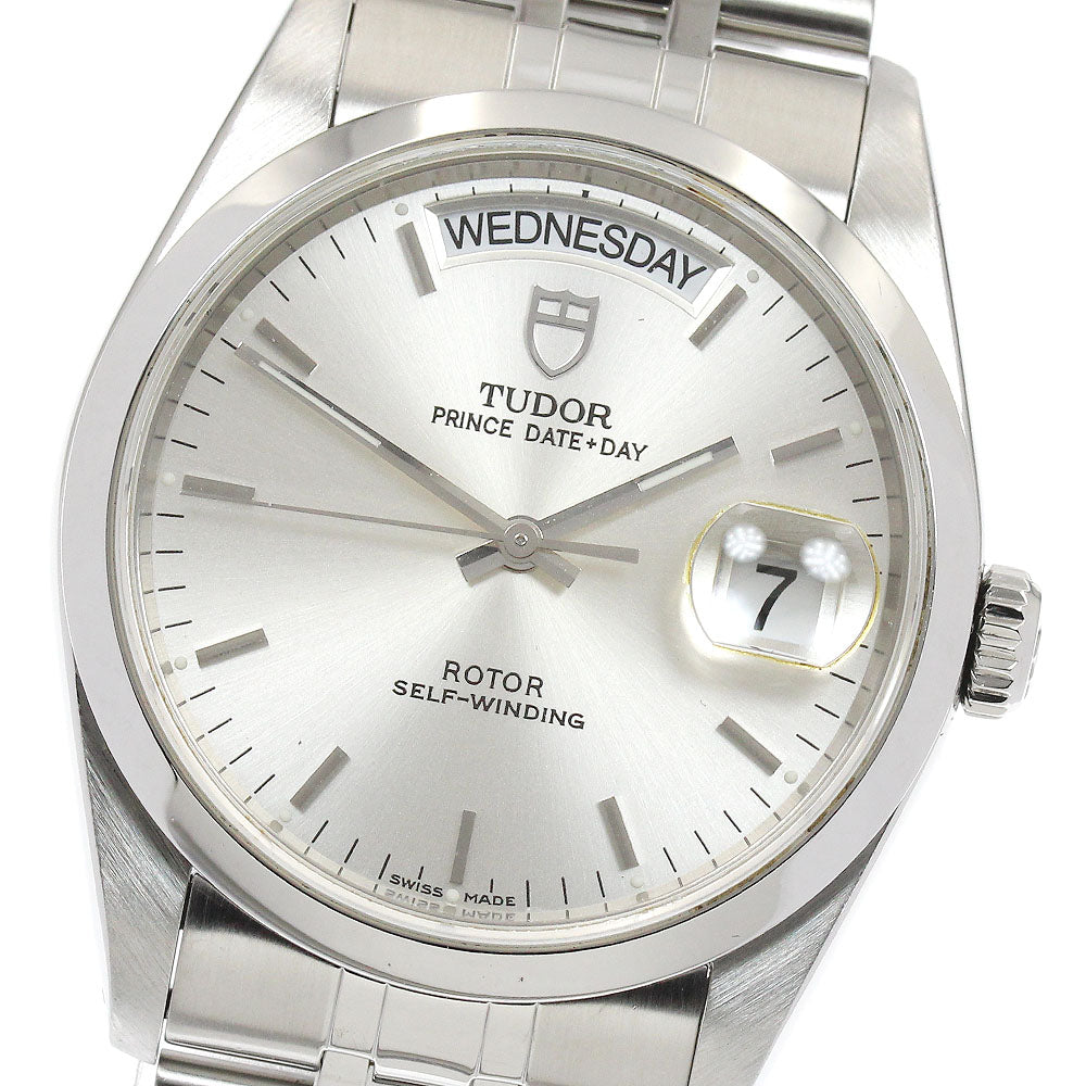 TUDOR Prince Date Day 76200 Silver Dial Automatic Men's Watch_922628
