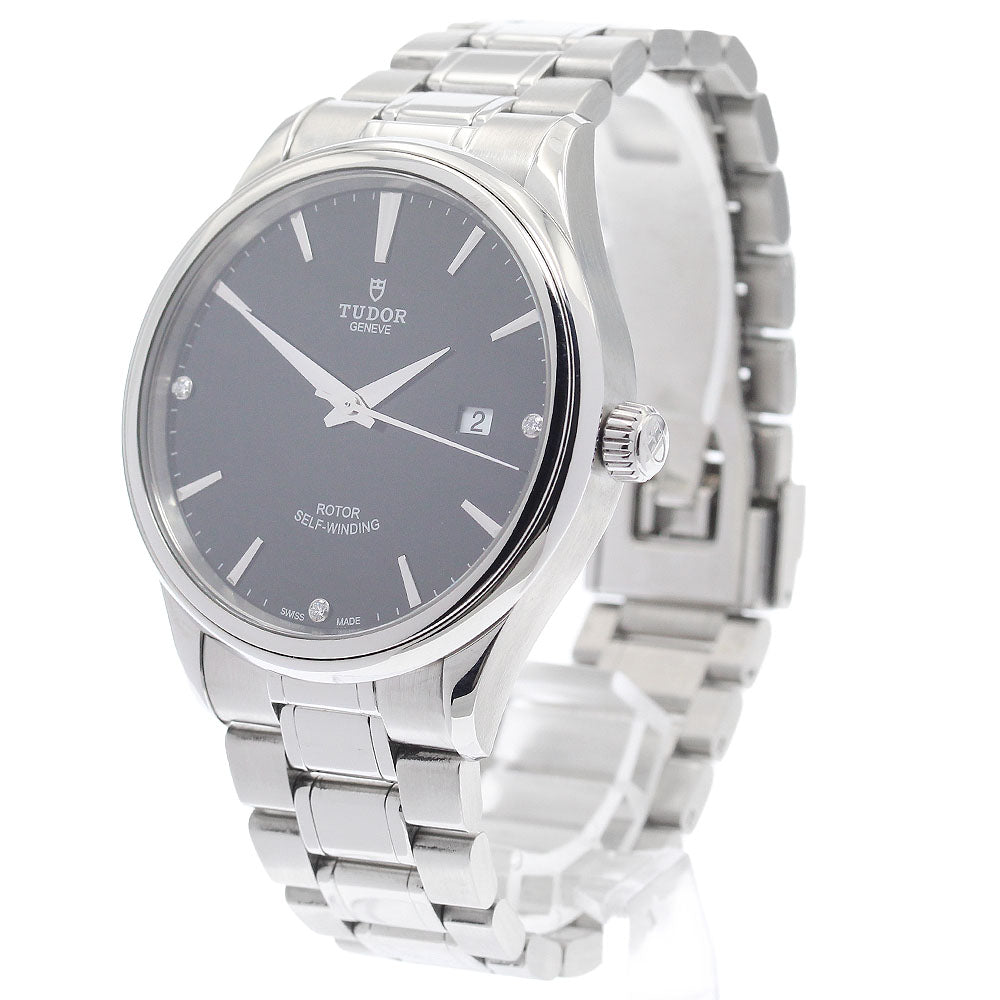 【極美品】TUDOR 12700 3Pダイヤモンド デイト自動巻き OH済み 公式】CLOSER｜チュードル TUDOR 12700 スタイル 3Pダイヤ デイト 自動