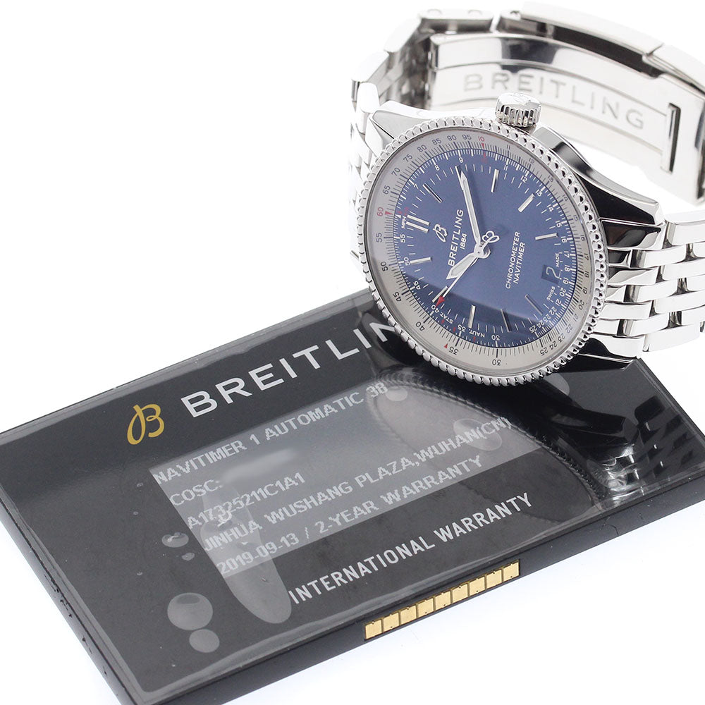 BREITLING Navitimer A17325 Date Navy Dial Automatic Men's Watch_922632