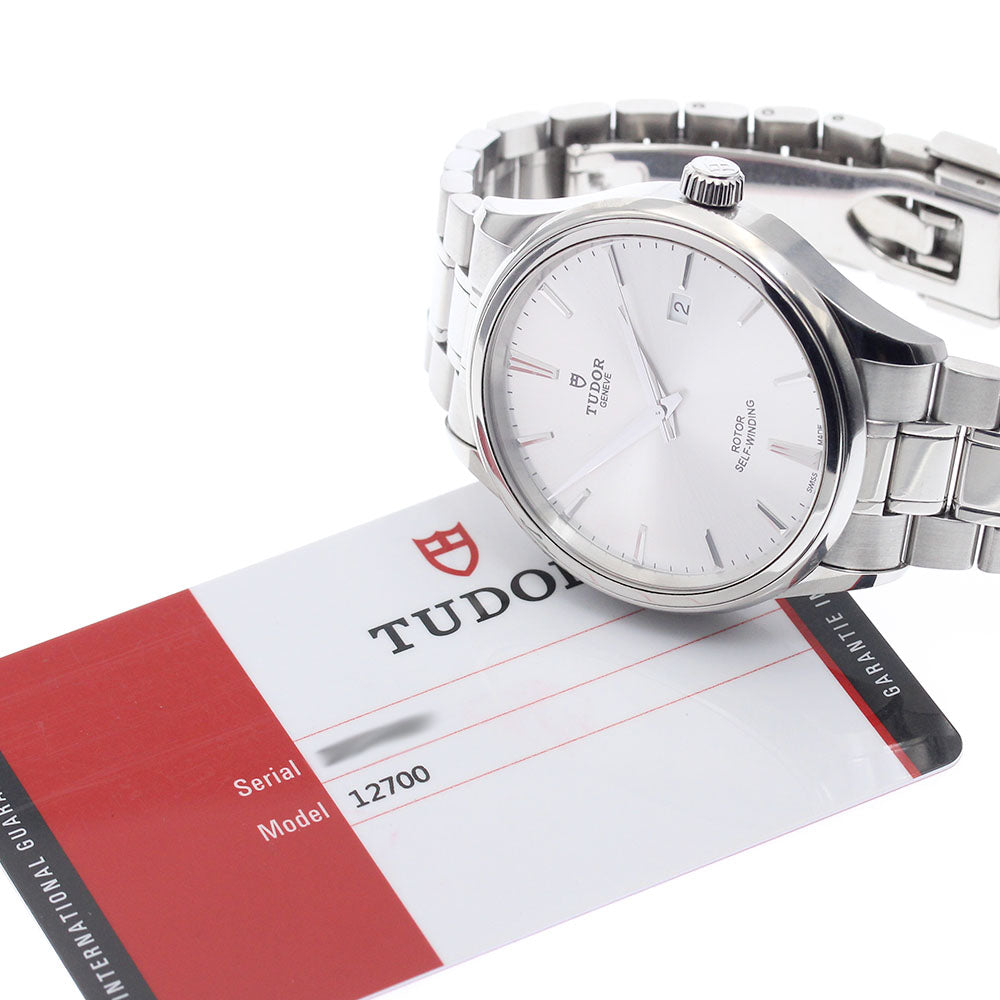 TUDOR style 12700 Date Silver Dial Automatic Men's Watch_922635