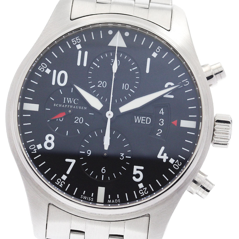 IWC SCHAFFHAUSEN Pilot watch IW377704 Chronograph Automatic Men's Watch_922638