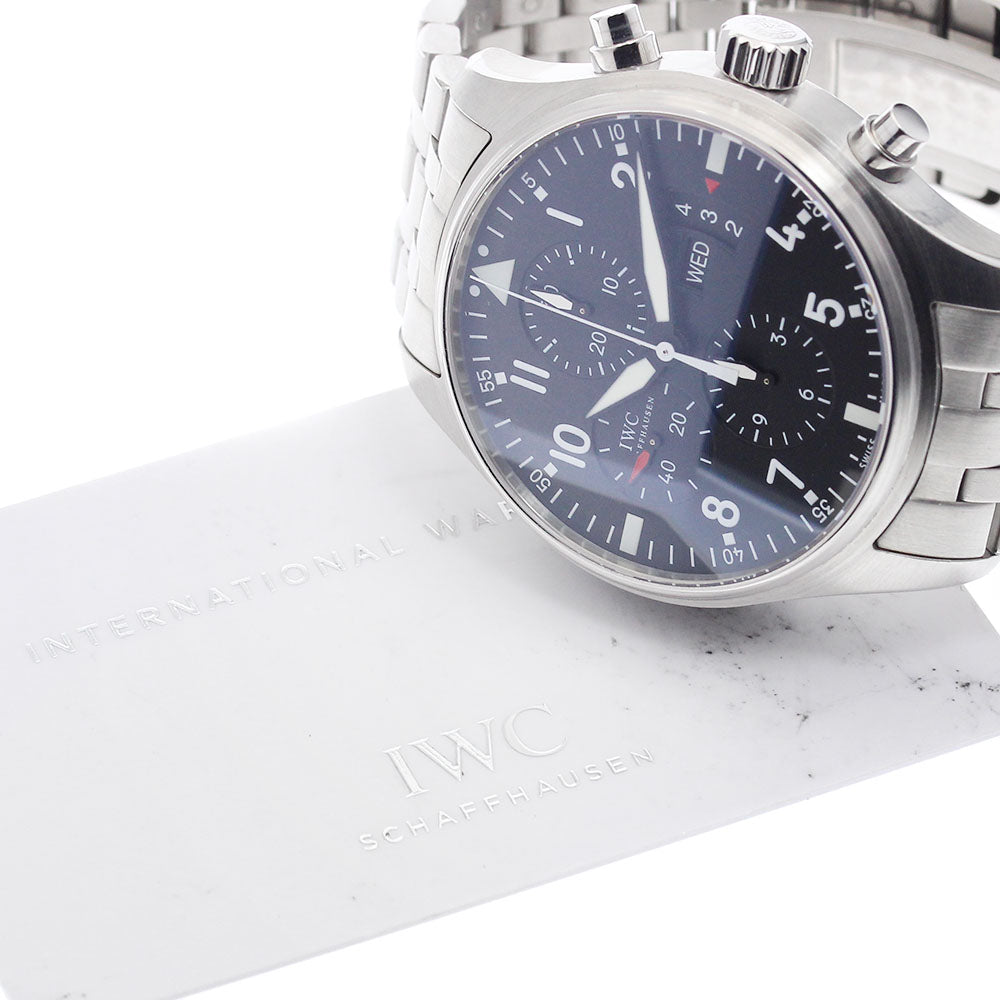 IWC SCHAFFHAUSEN Pilot watch IW377704 Chronograph Automatic Men's Watch_922638