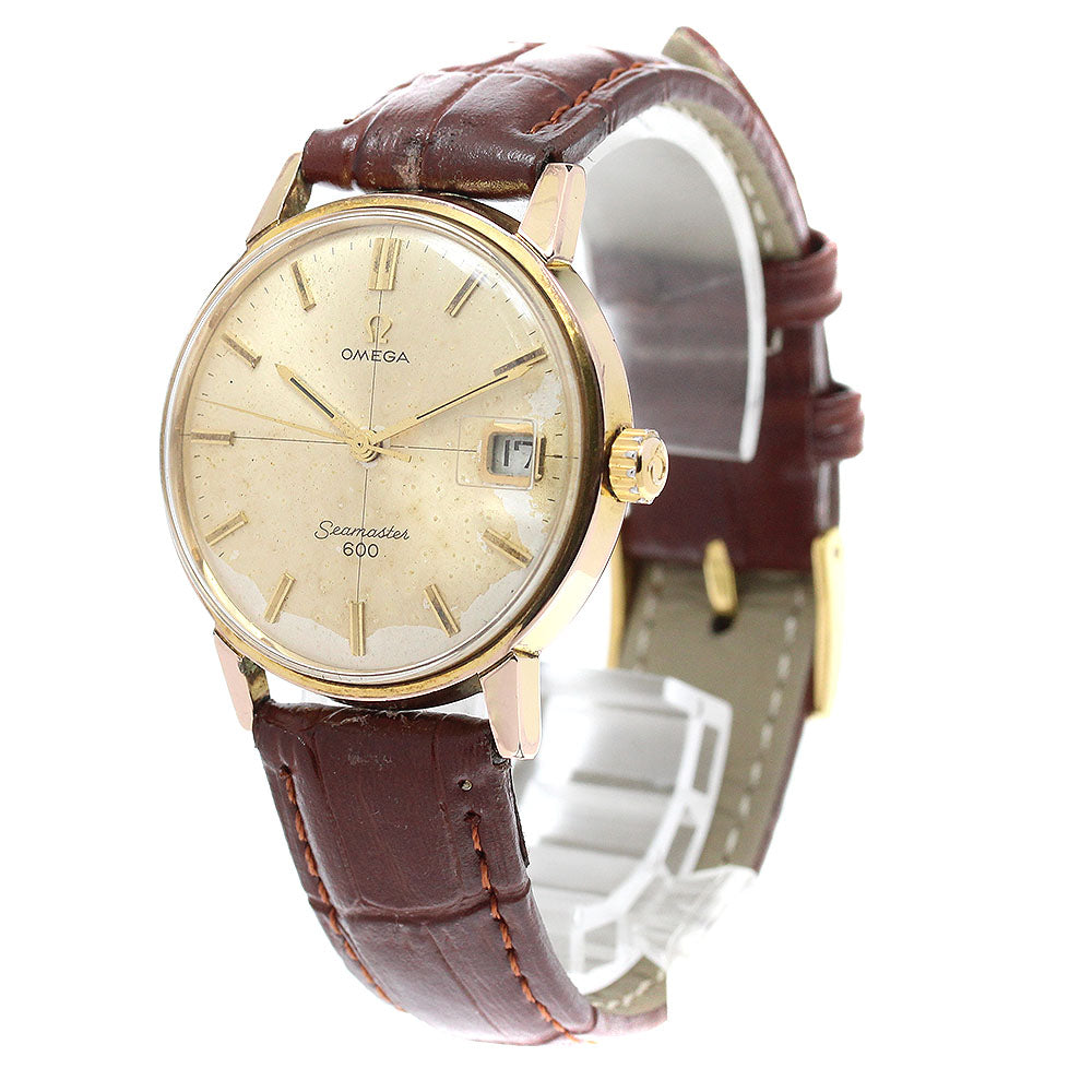 OMEGA Seamaster600 136.011 Cal.613 Date gold Dial Hand Winding Men's Watch_922651