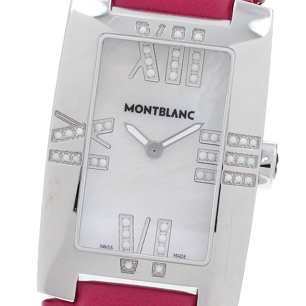 MONTBLANC 7183 White shell dial White shell Dial Quartz Ladies Watch_922663