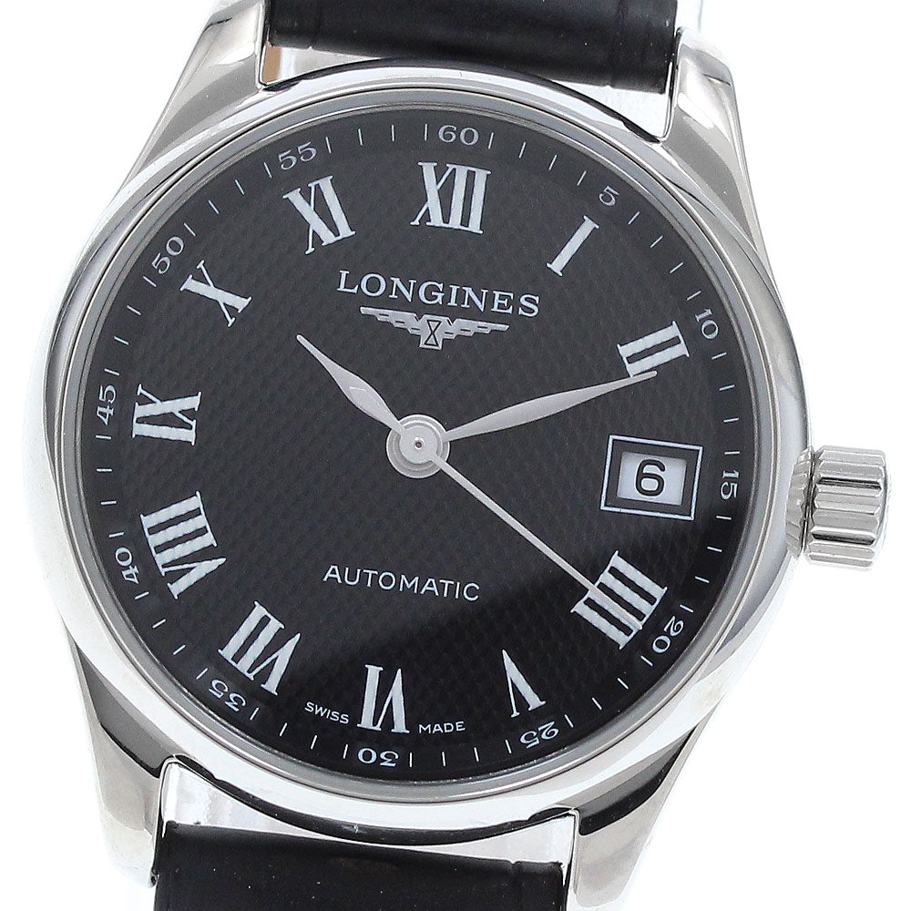 LONGINES Master collection L2.128.4 Date black Dial Automatic Ladies Watch_922684