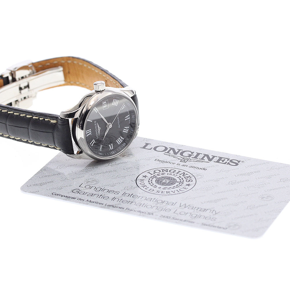 LONGINES Master collection L2.128.4 Date black Dial Automatic Ladies Watch_922684