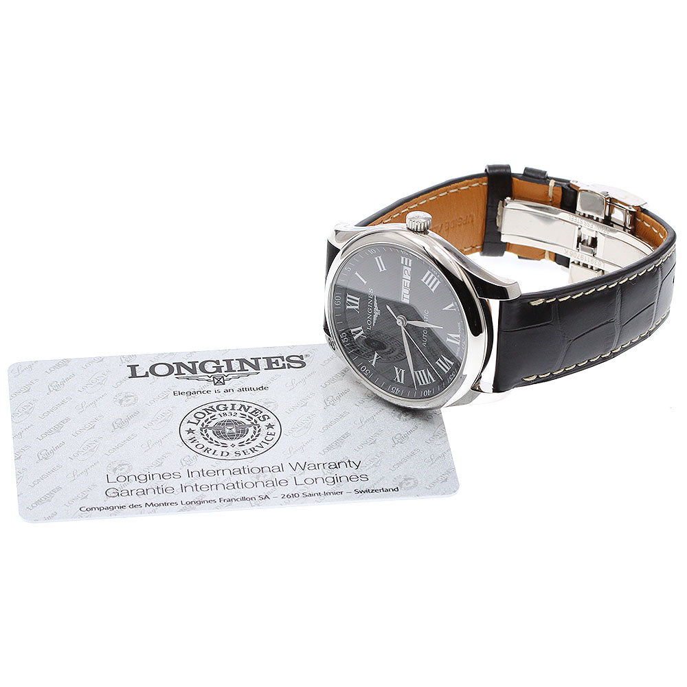 LONGINES Master collection L2.755.4 Day date black Dial Automatic Men's Watch_922685