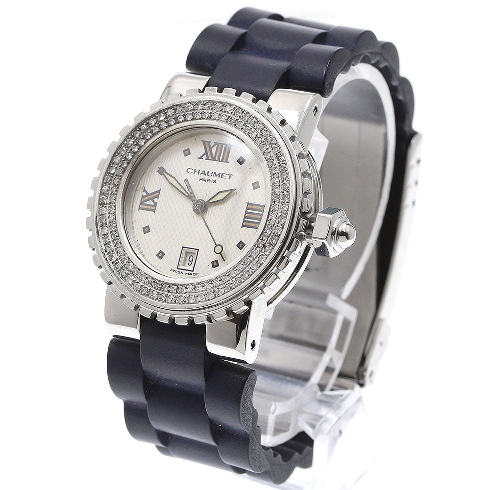 Chaumet Class one Date Bezel After-Diamond beige Dial Quartz Boy's Watch_922693