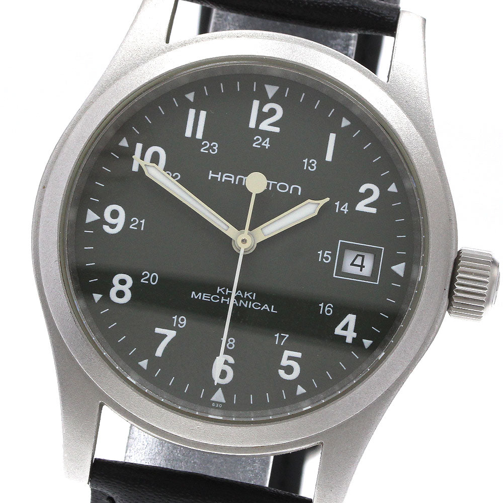 HAMILTON Khaki field H694190 Date khaki Dial Hand Winding Men's Watch_922701
