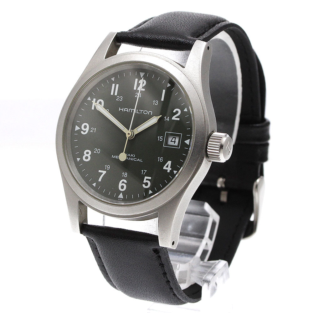 HAMILTON Khaki field H694190 Date khaki Dial Hand Winding Men's Watch_922701