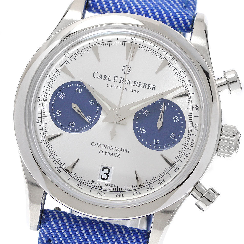 CARL F.BUCHERER Manero Flyback 1.6"" 00.10927.08.13.03 Automatic Men's_922704