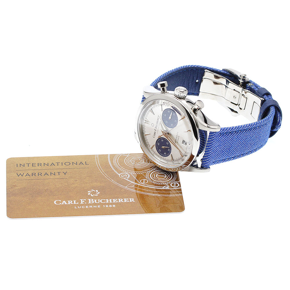 CARL F.BUCHERER Manero Flyback 1.6"" 00.10927.08.13.03 Automatic Men's_922704