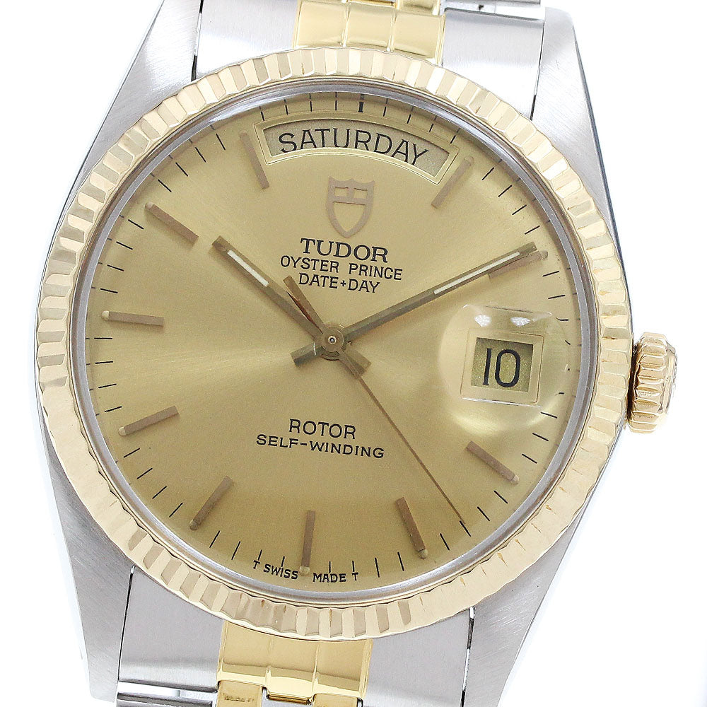 TUDOR Oyster Prince Date Day 76213 gold Dial Automatic Men's Watch_922709