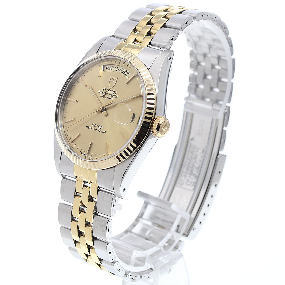 TUDOR Oyster Prince Date Day 76213 gold Dial Automatic Men's Watch_922709