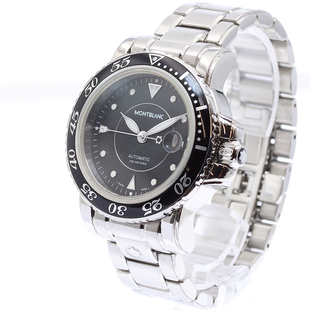 MONTBLANC Sports 7145/102360 Date Black Dial Automatic Men's Watch_922722