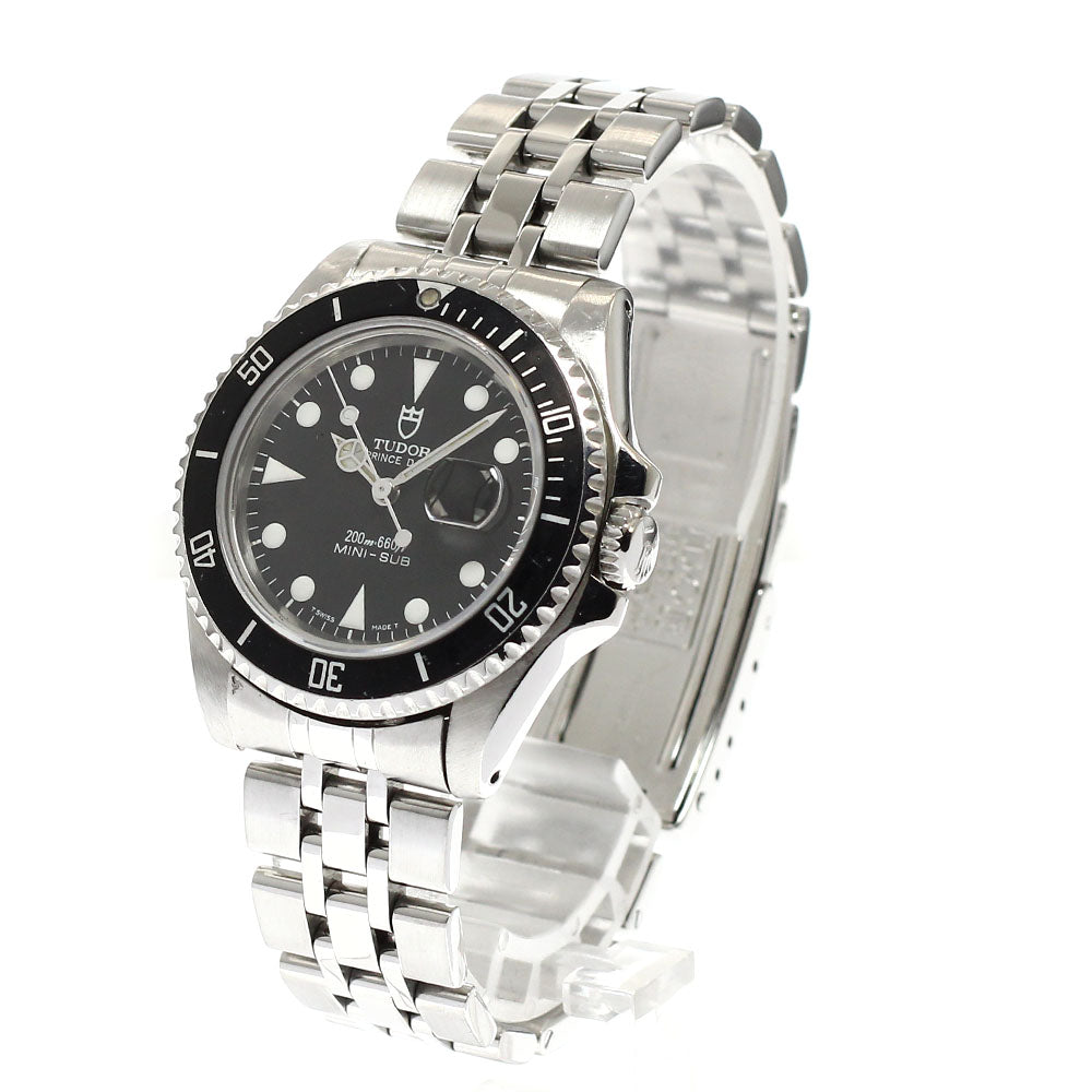 TUDOR Prince Date Mini Sub 73190 black Dial Automatic Boy's Watch_922723