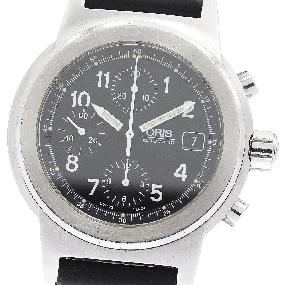 ORIS Big crown 7511 Date Chronograph black Dial Automatic Men's Watch_922728