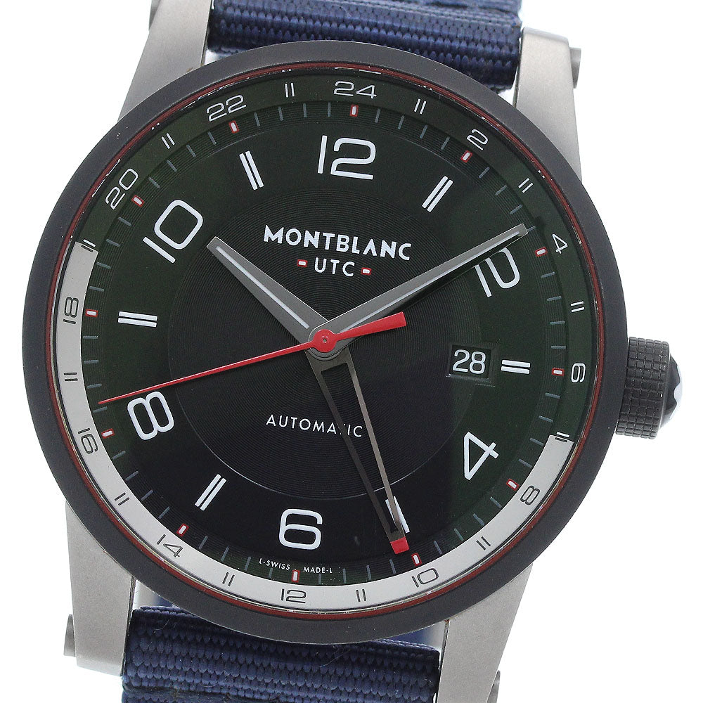 MONTBLANC Time walker MB113876 Date GMT black Dial Automatic Men's Watch_922730