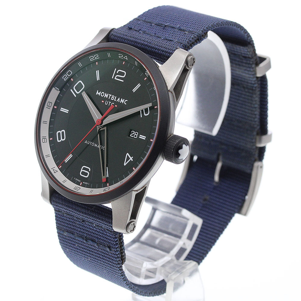 MONTBLANC Time walker MB113876 Date GMT black Dial Automatic Men's Watch_922730