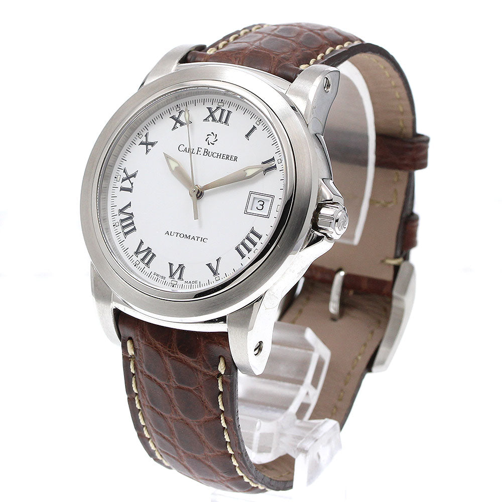 CARL F.BUCHERER 2824.620 Date white Dial Automatic Men's Watch_922731