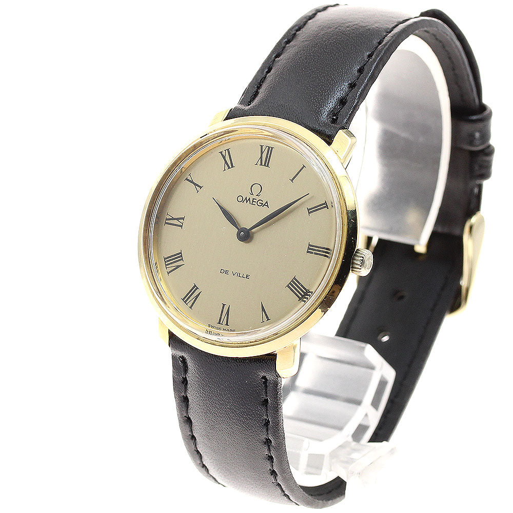 OMEGA De Ville TOOL104 Round Vintage Gold Dial Hand Winding Men's Watch_922754