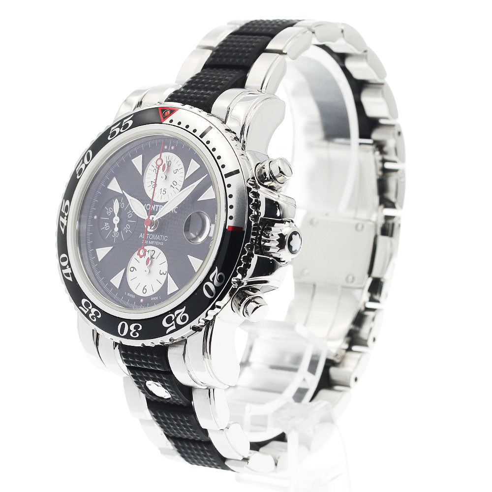 MONTBLANC Meisterstic 7034 Chronograph black Dial Automatic Men's Watch_922779