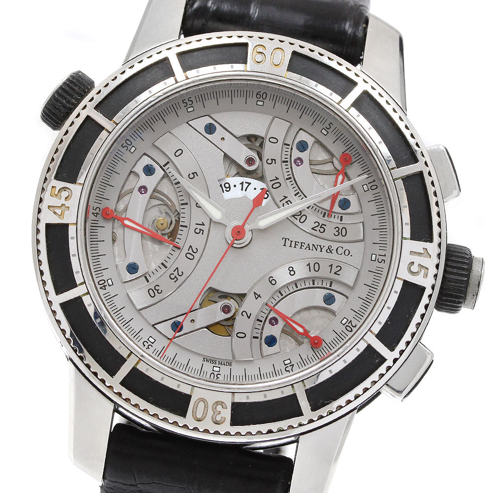 TIFFANY&Co. Mark T-57 Date Retrograde Silver Dial Automatic Men's Watch_922781