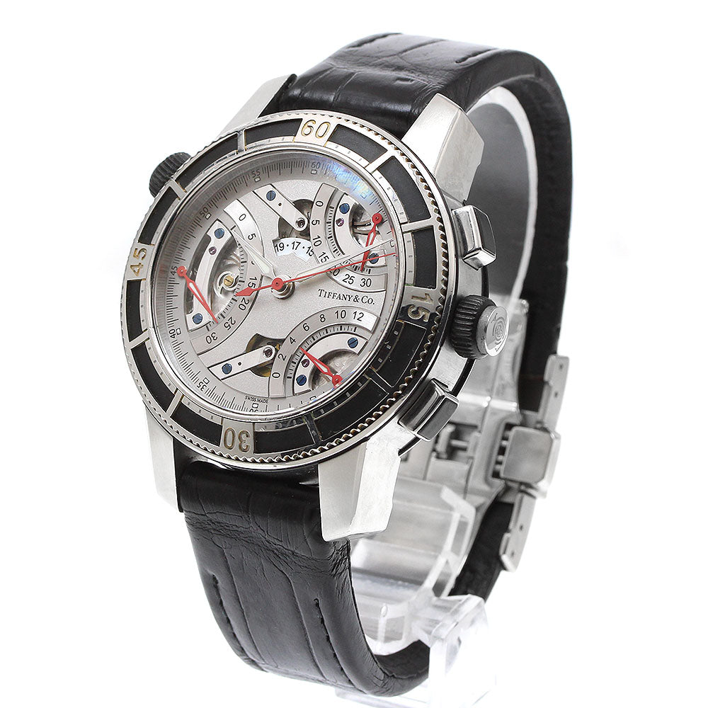 TIFFANY&Co. Mark T-57 Date Retrograde Silver Dial Automatic Men's Watch_922781