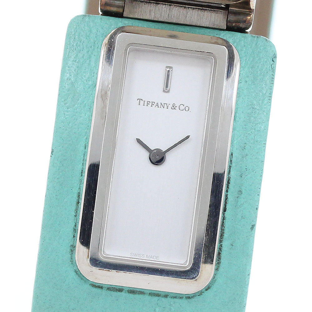 TIFFANY&Co. T Bangle Watch SV925 Silver Dial Quartz Ladies Watch_922783