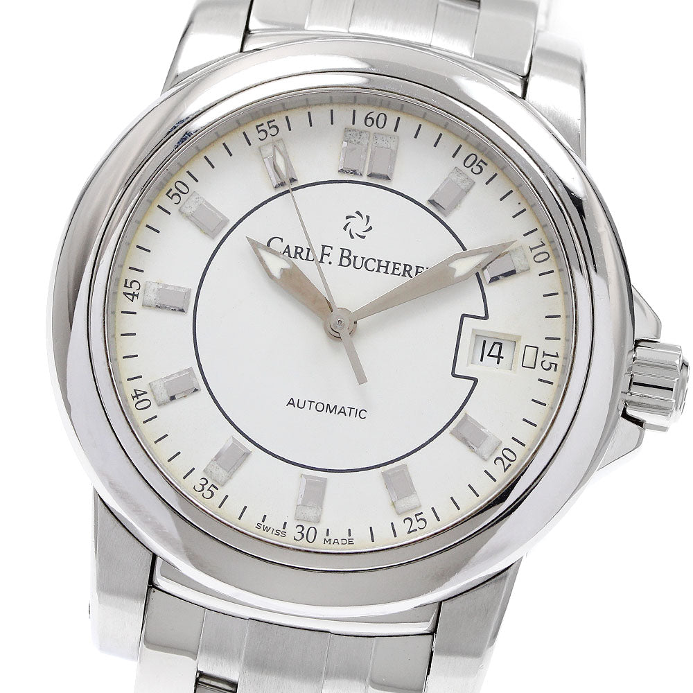 CARL F.BUCHERER Patravi 10617.08A Date white Dial Automatic Men's Watch_922786