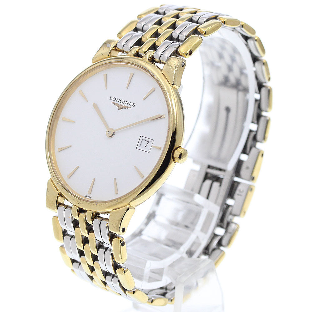 LONGINES Grand classic L5.632.2 Date White Dial Quartz Men's Watch_922789