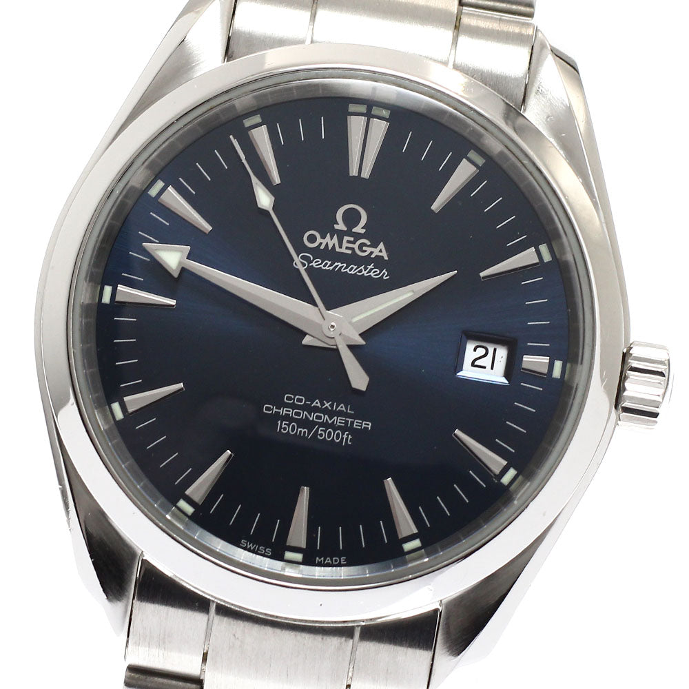 OMEGA Seamaster Aqua Terra 2503.80 Date Navy Dial Automatic Men's Watch_922815