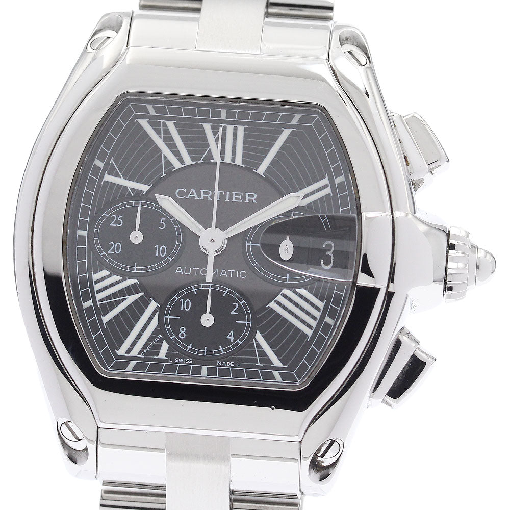 CARTIER Roadster Chronograph XL W62020X6 black Dial Automatic Men's Watch_922844