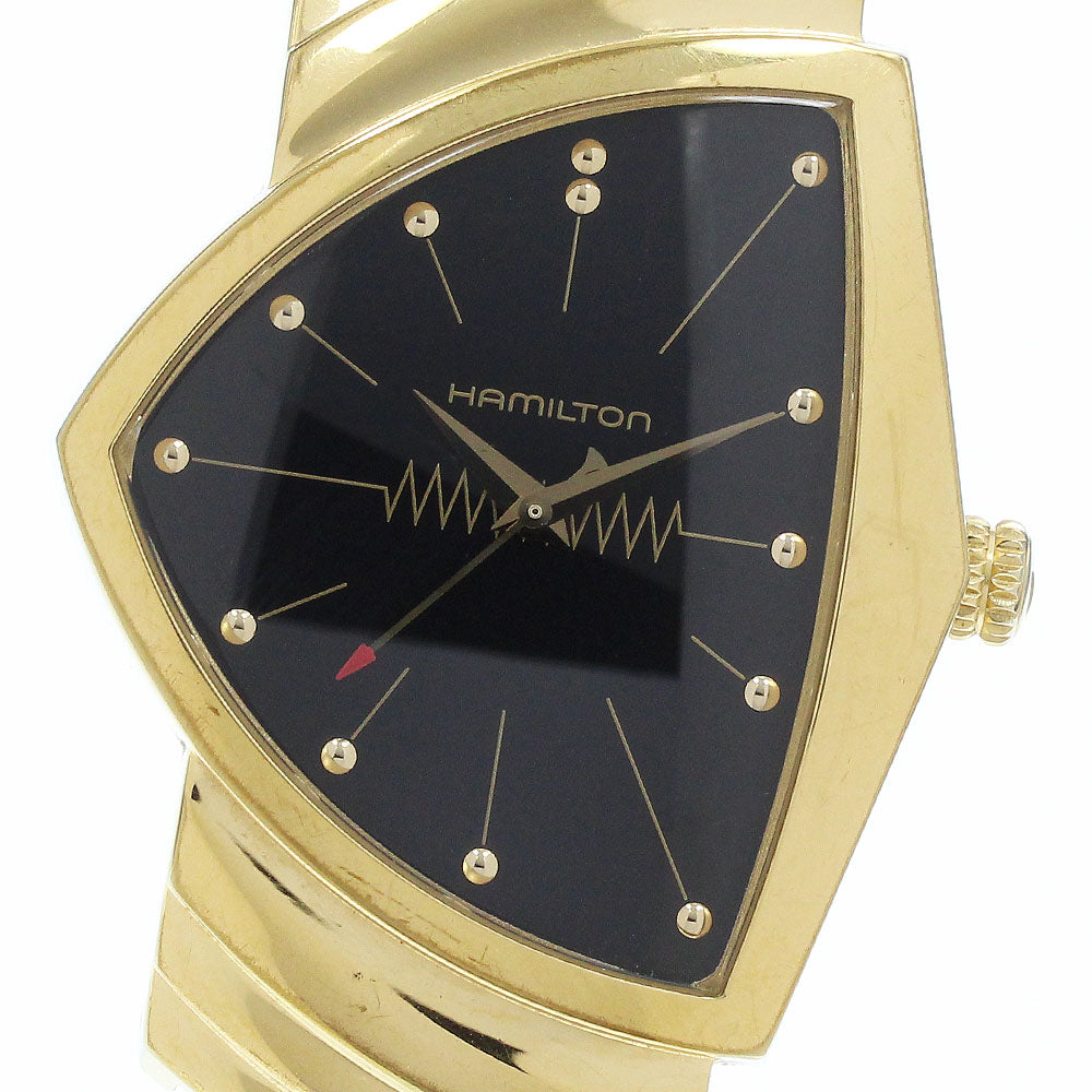 HAMILTON Ventura H243010 black Dial Quartz Men's Watch_922850