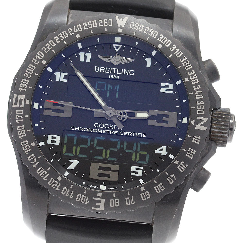 BREITLING Cockpit B50 Night Mission VB5010 black Dial Quartz Men's Watch_922864